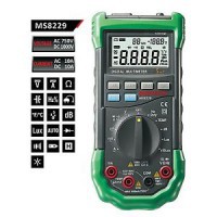 Multimetro 5 en 1 (Multimetro, Luxometro, Sonometro, Higrometro) Mastech MS8229